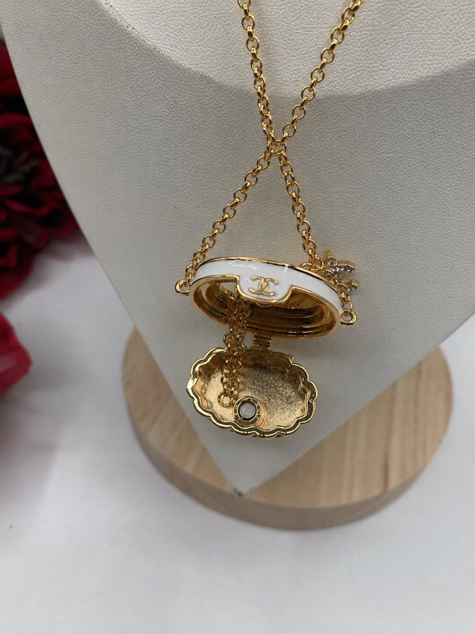 CC Mini Bag Pendant Necklace