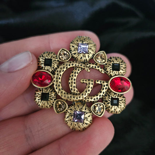 Fashion Brooch with Italian Design