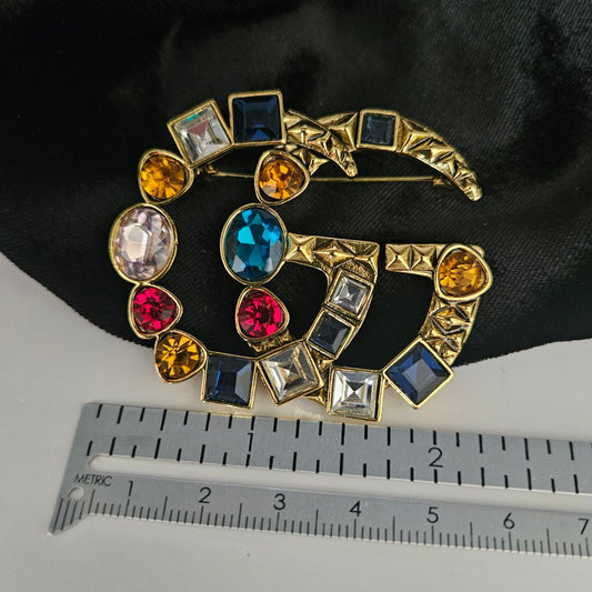 Fashion Brooch with Italian Design