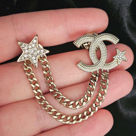 Fashion Brooch with Italian Design