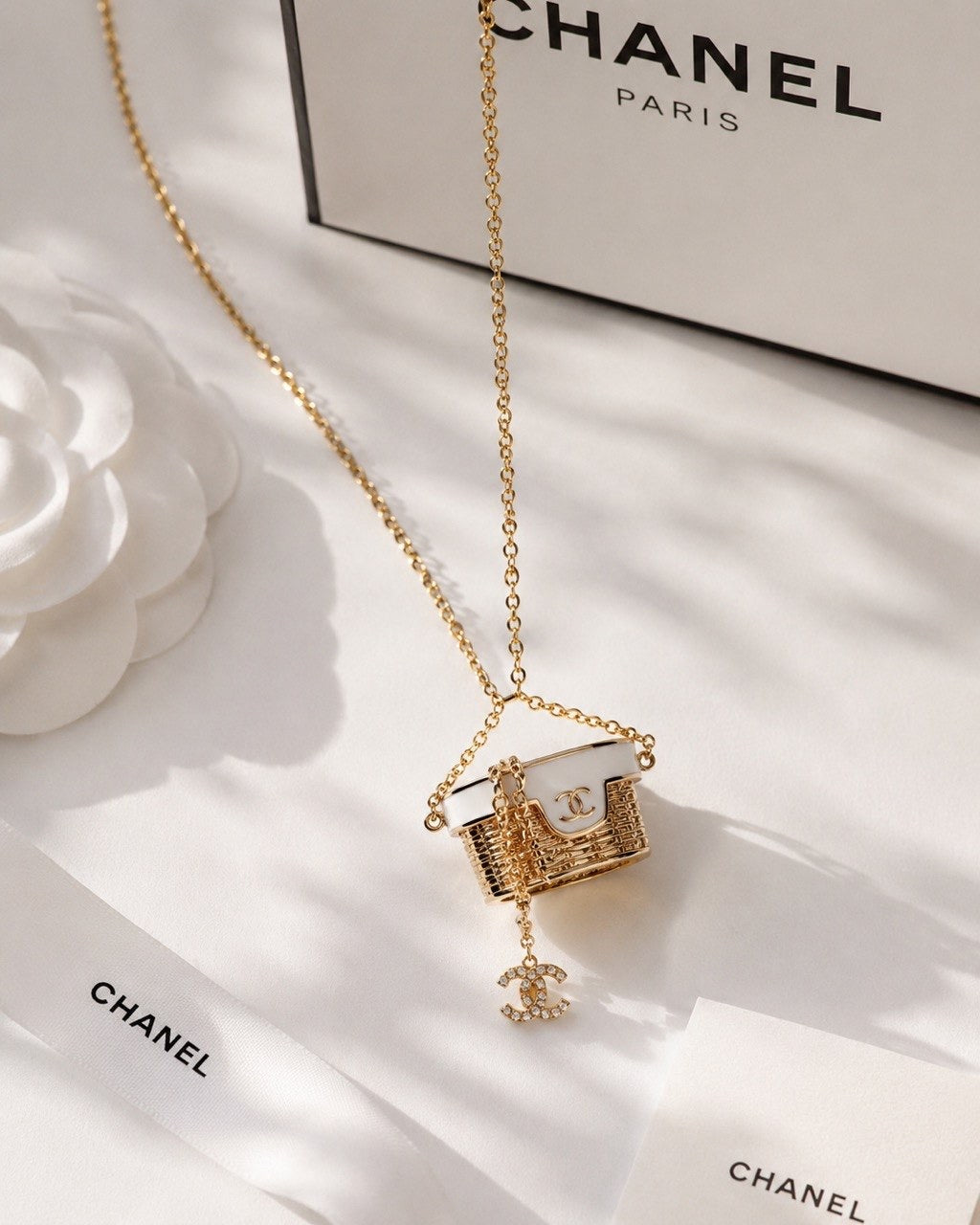 CC Mini Bag Pendant Necklace