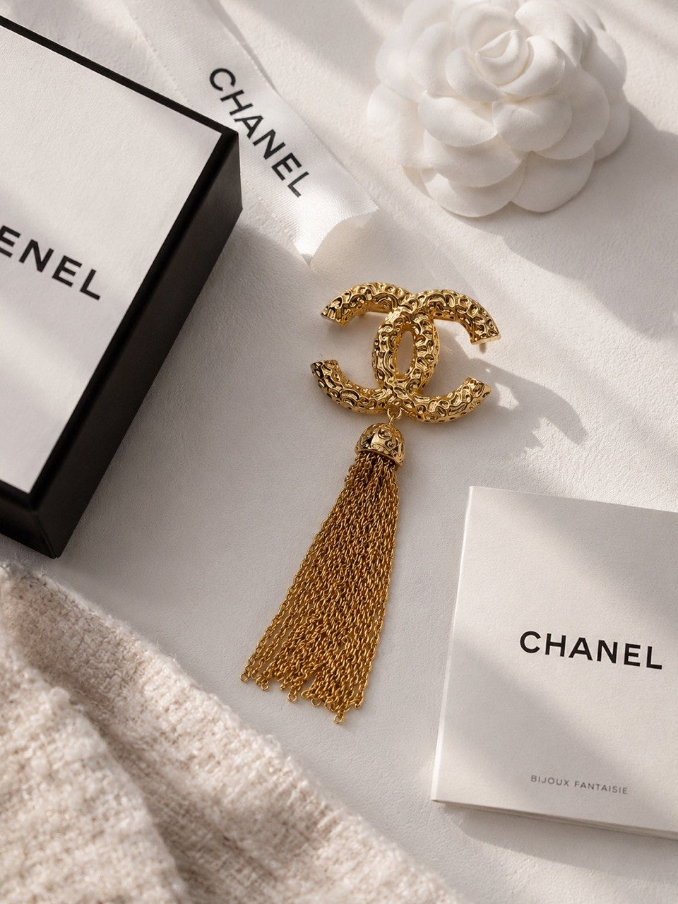 CC Tassel Brooch