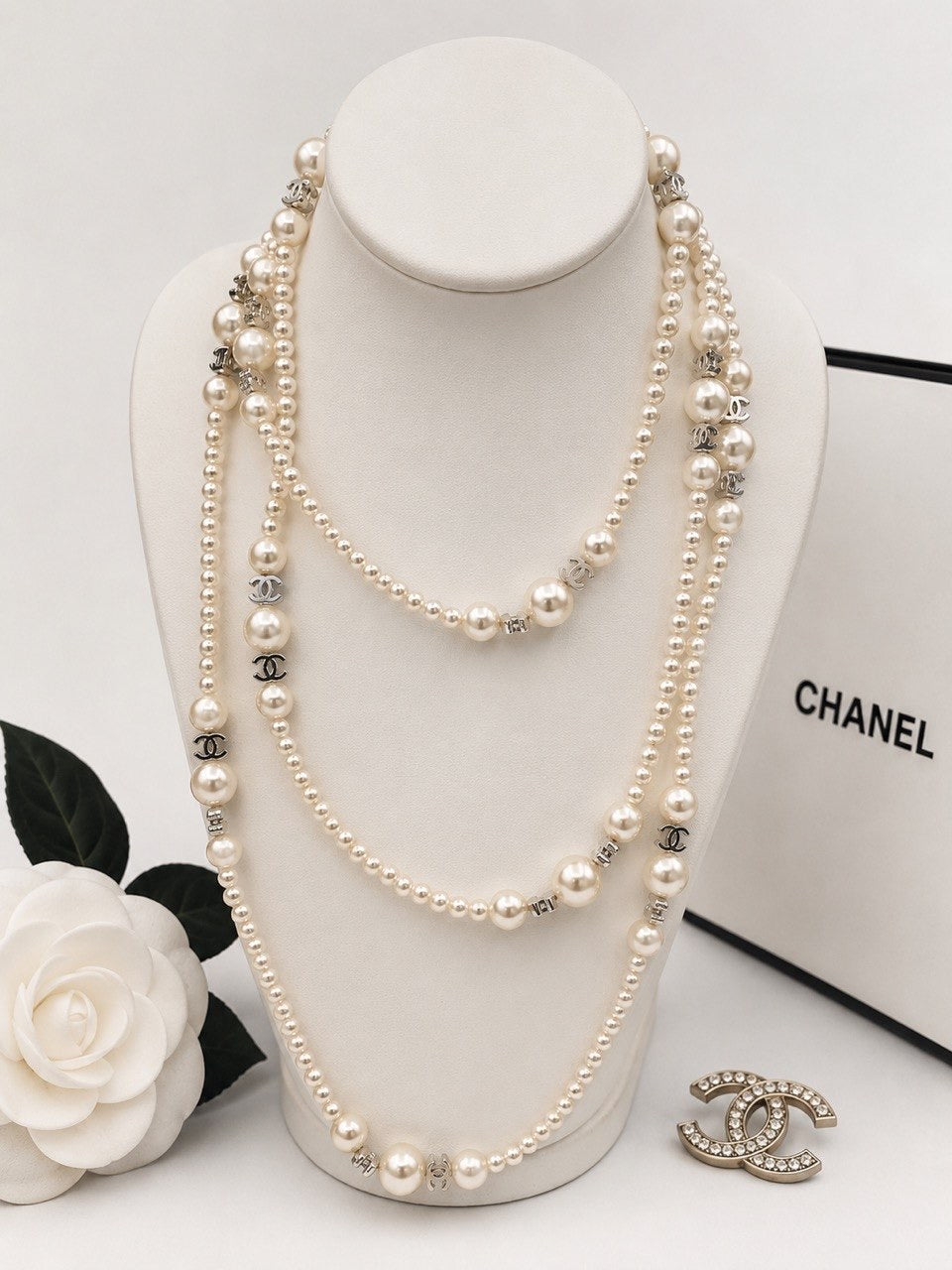 CC Layered Pearl Necklace