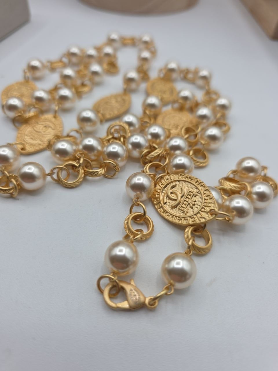 CC Pearl Layered Necklace