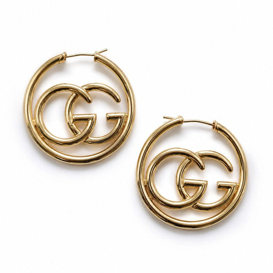 GG Logo Hoop Earrings