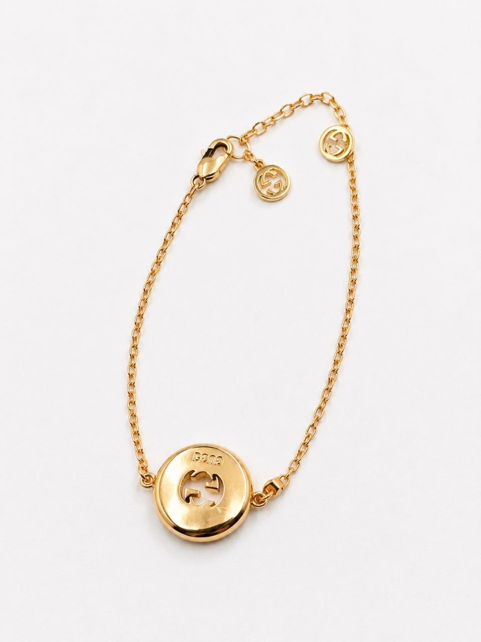 GG Black Medallion Bracelet