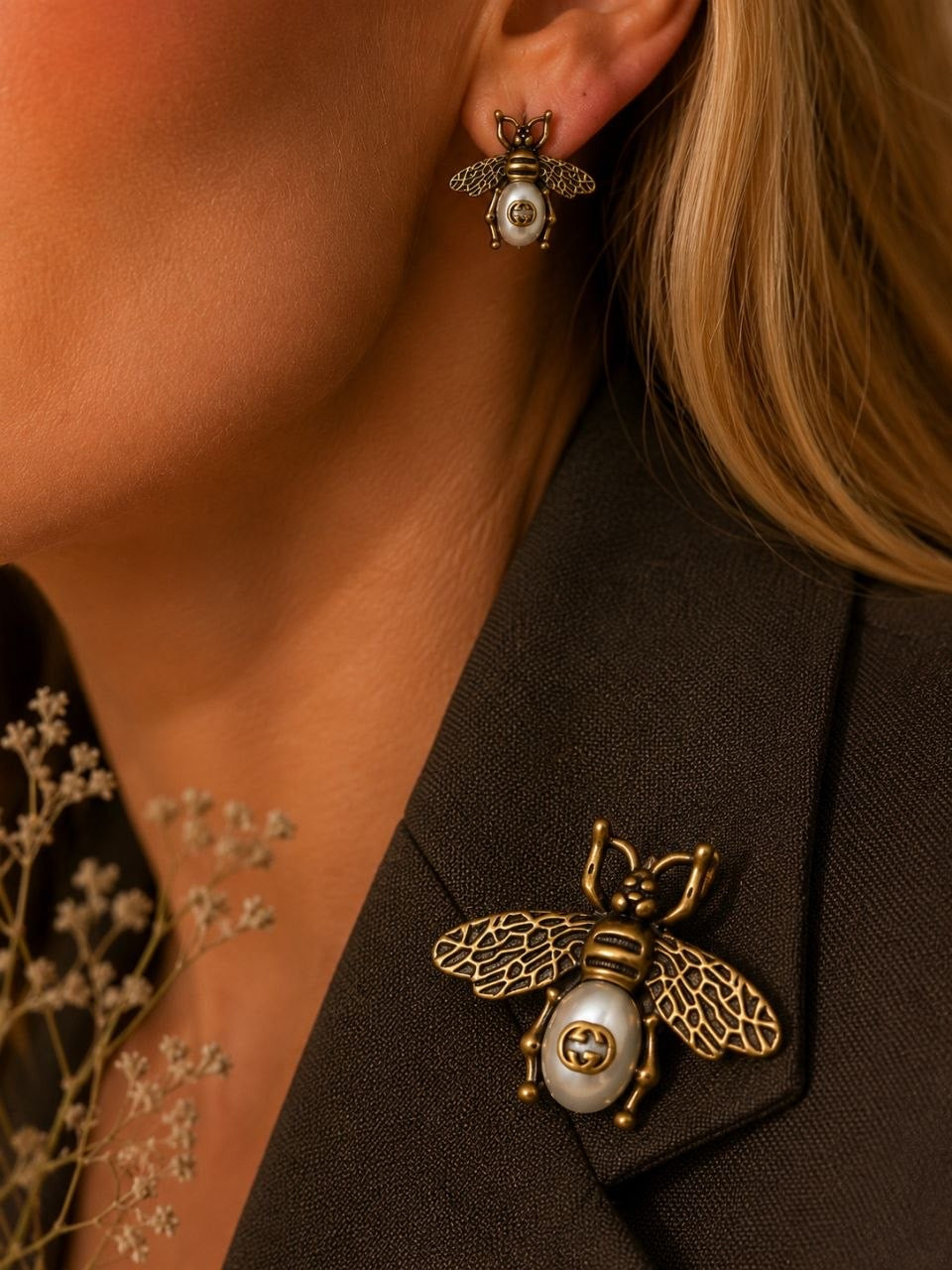 GG Bee Brooch