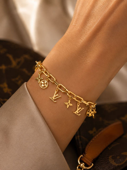 LV Charm Chain Bracelet