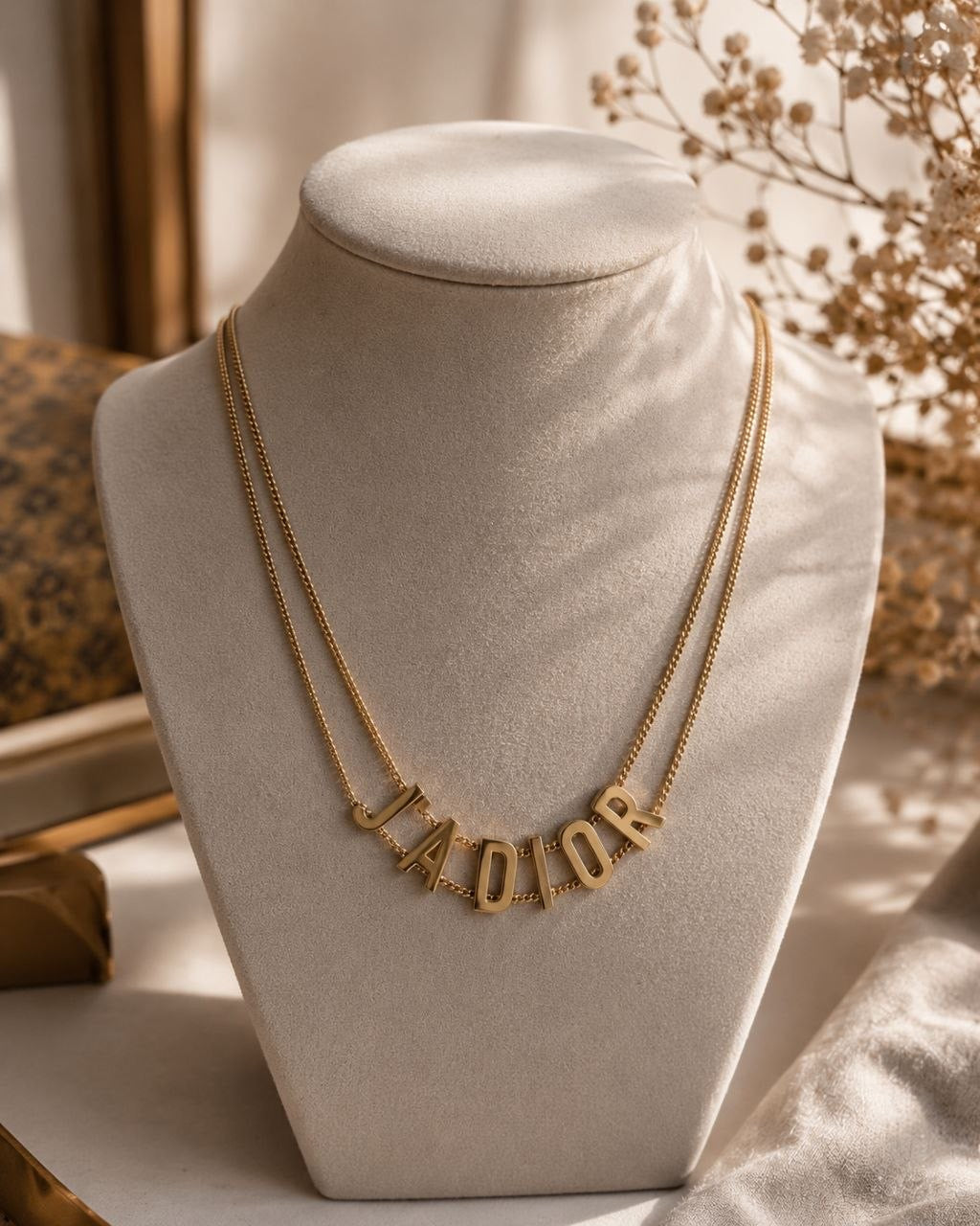 Dior J’Adior Letter Necklace