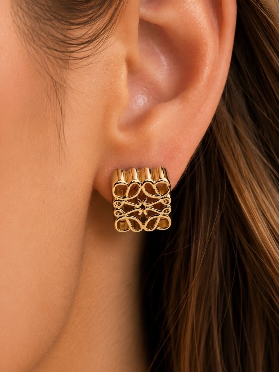 Loewe Anagram Stud Earrings