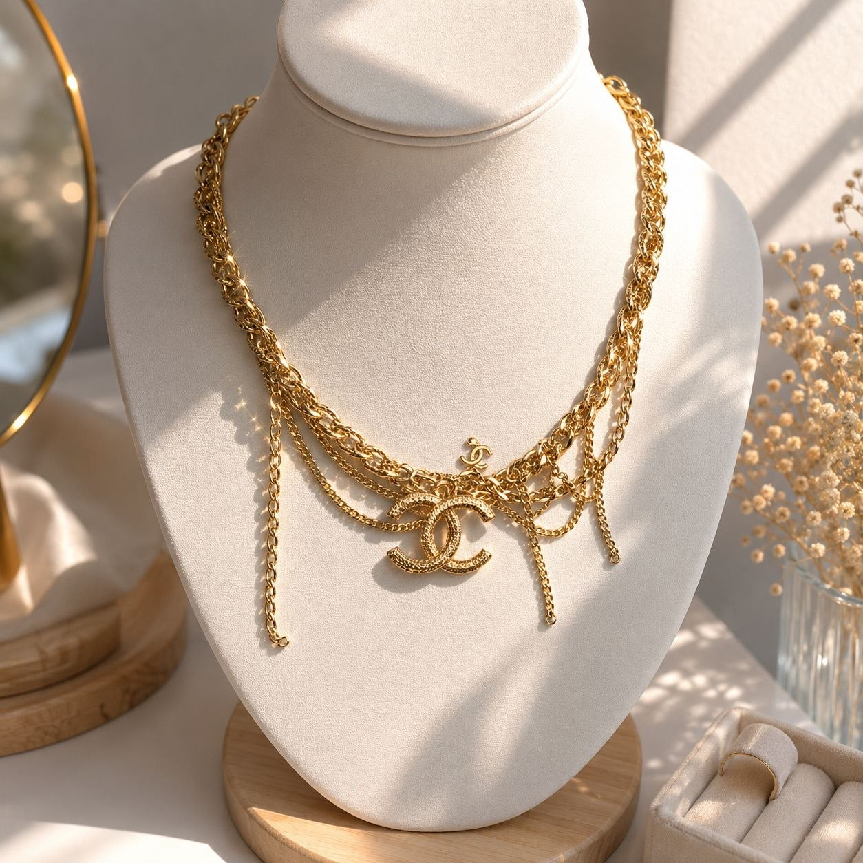CC Layered Chain Necklace