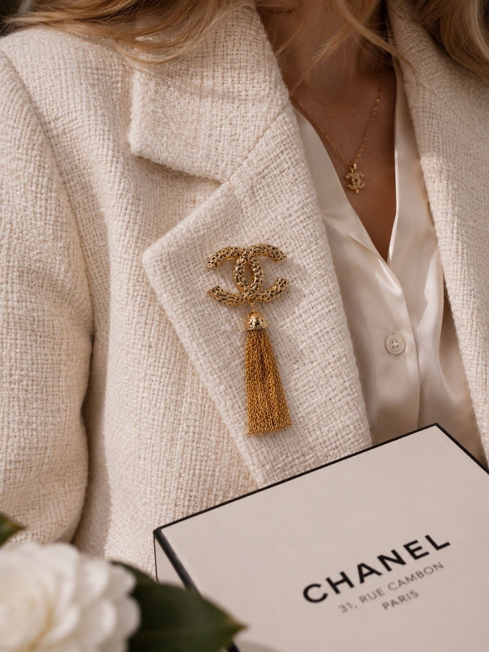 CC Tassel Brooch