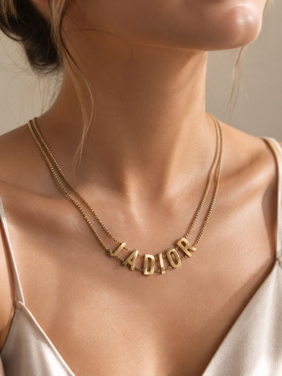 Dior J’Adior Letter Necklace