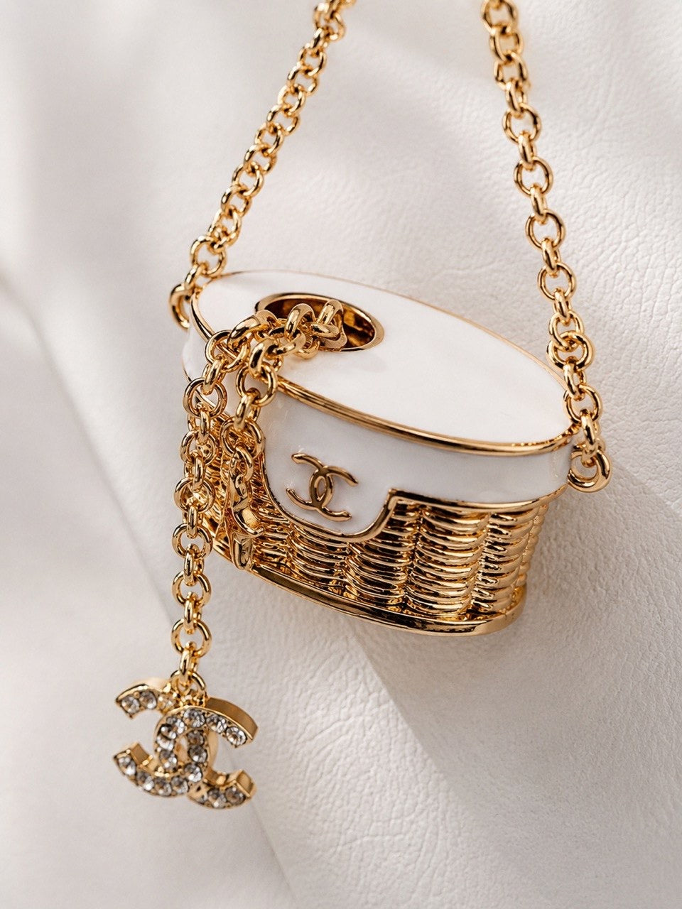 CC Mini Bag Pendant Necklace