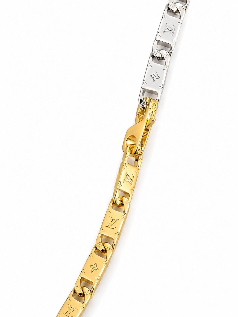 LV Two-Tone Chain Necklace