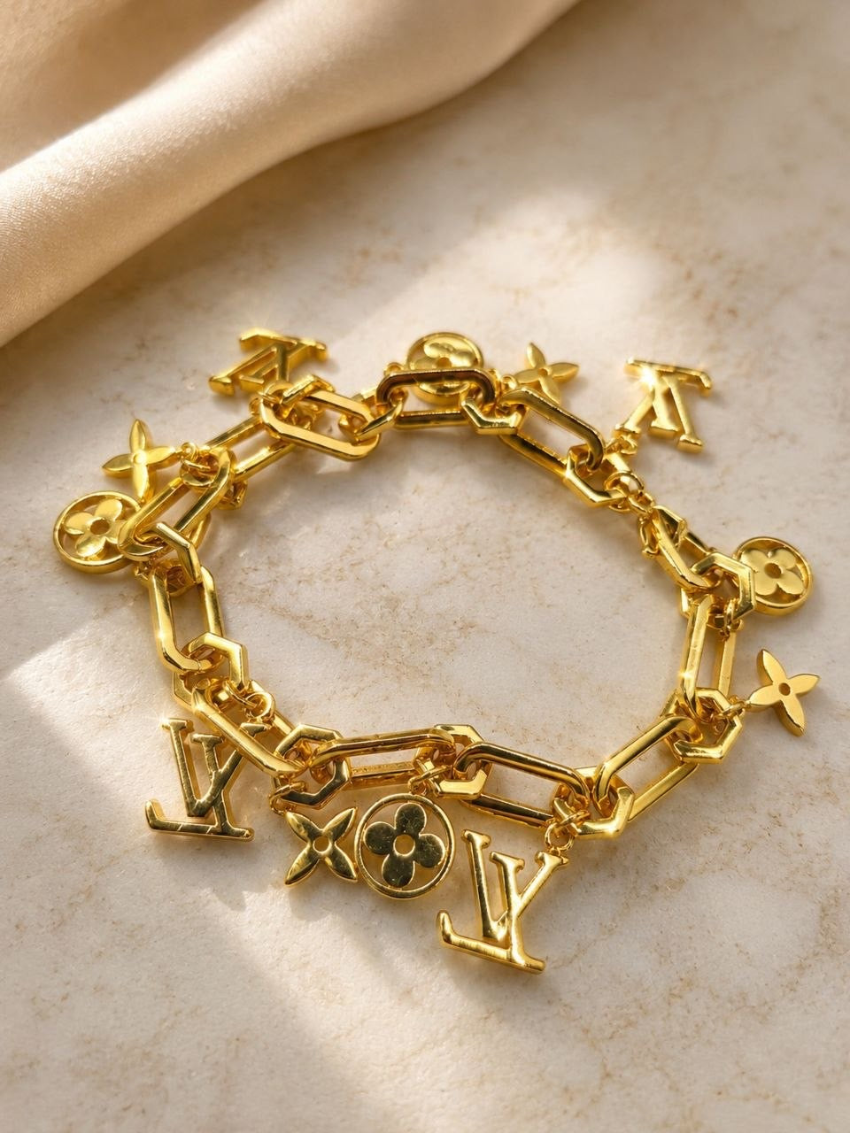 LV Charm Chain Bracelet