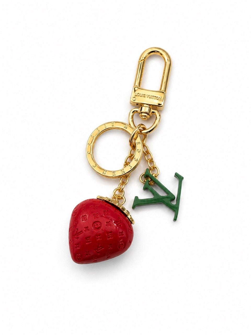 LV Strawberry Keychain