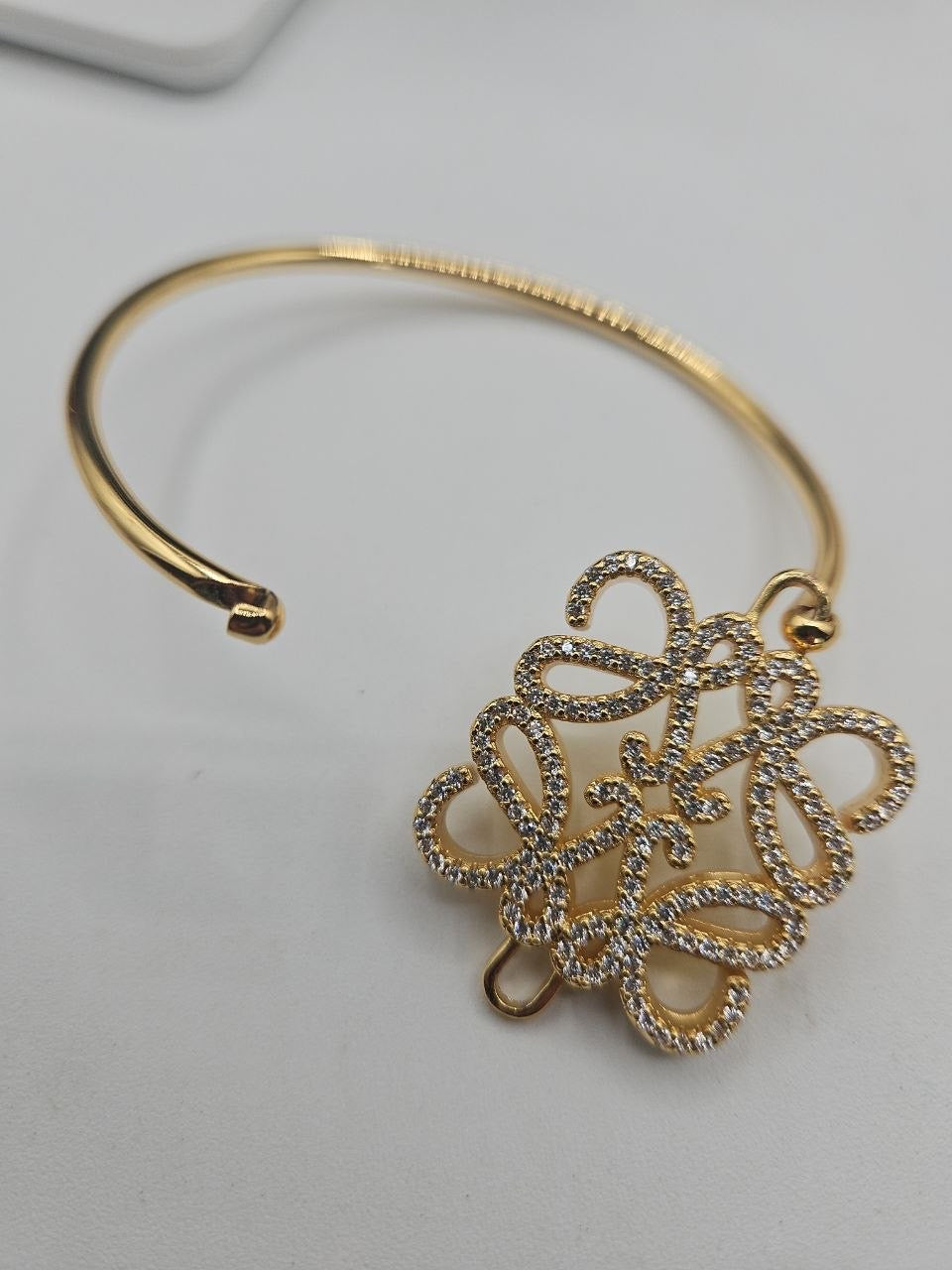 Loewe Crystal Anagram Bracelet
