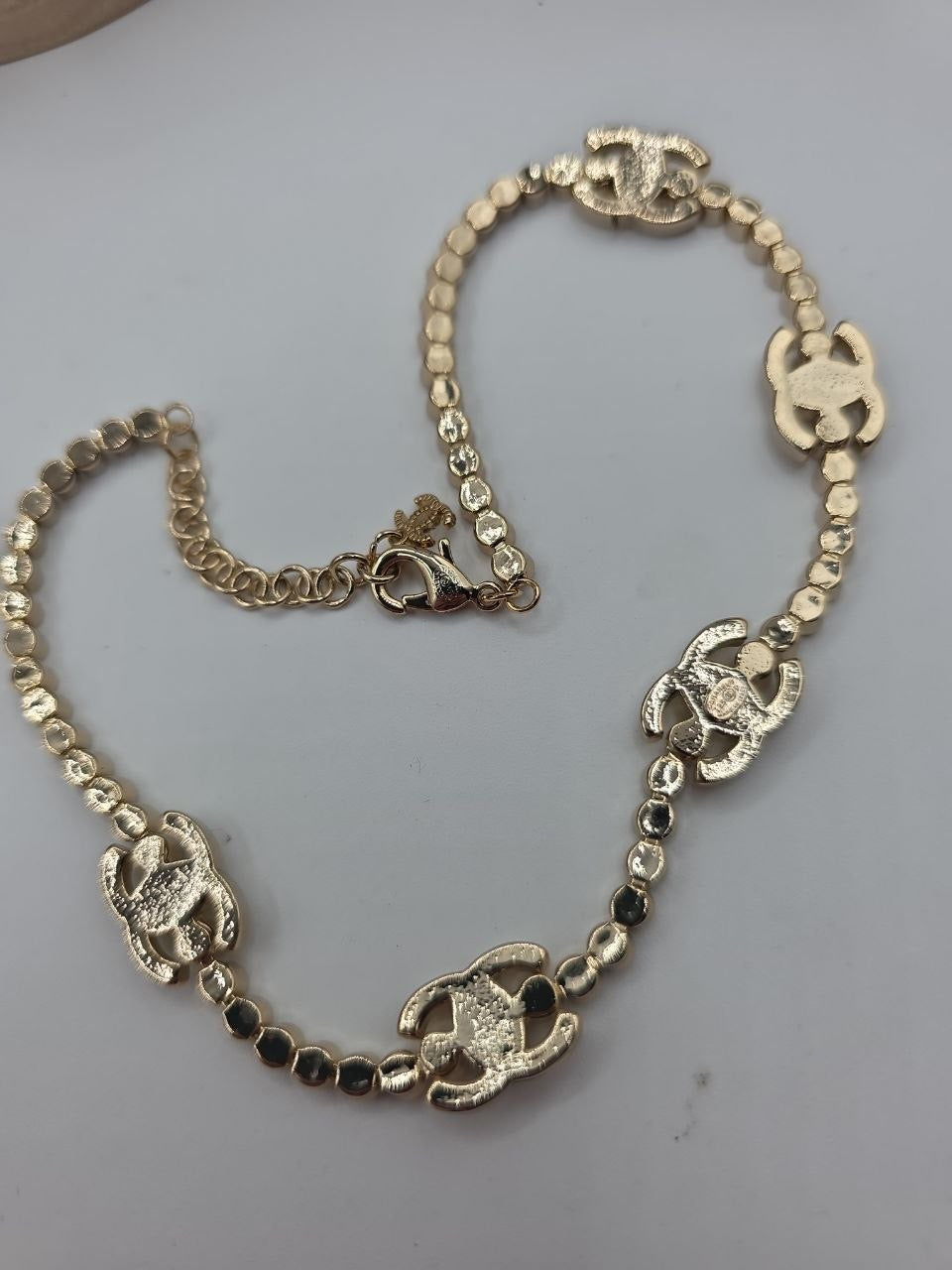 CC Crystal Tennis Necklace
