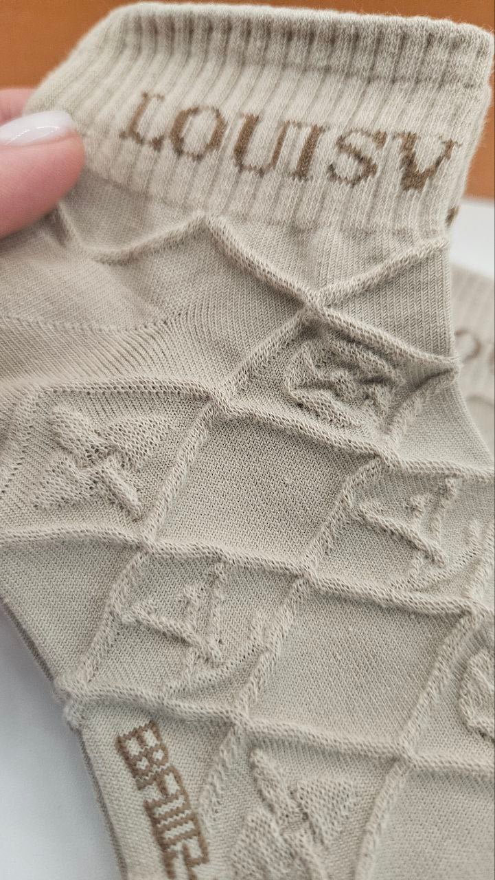 Fashion LV Short Socks