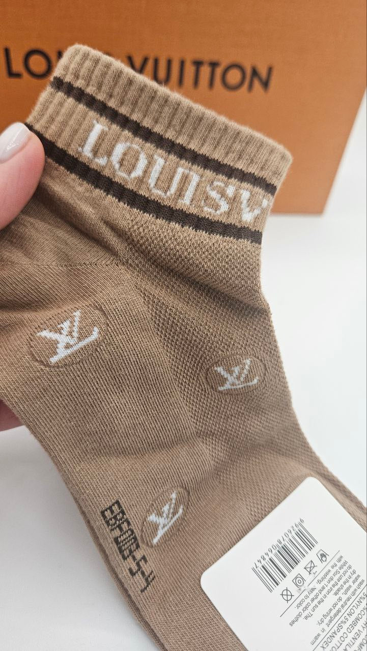 Fashion LV Short Socks