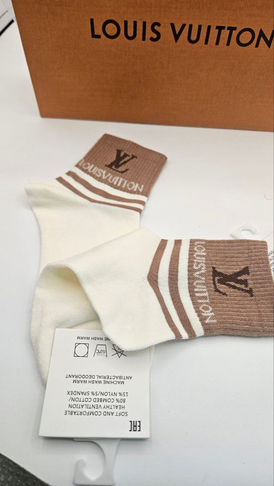 Fashion LV Short Socks