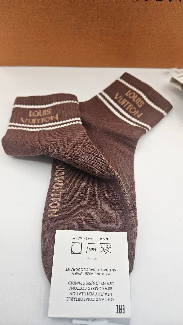 Fashion LV Short Socks