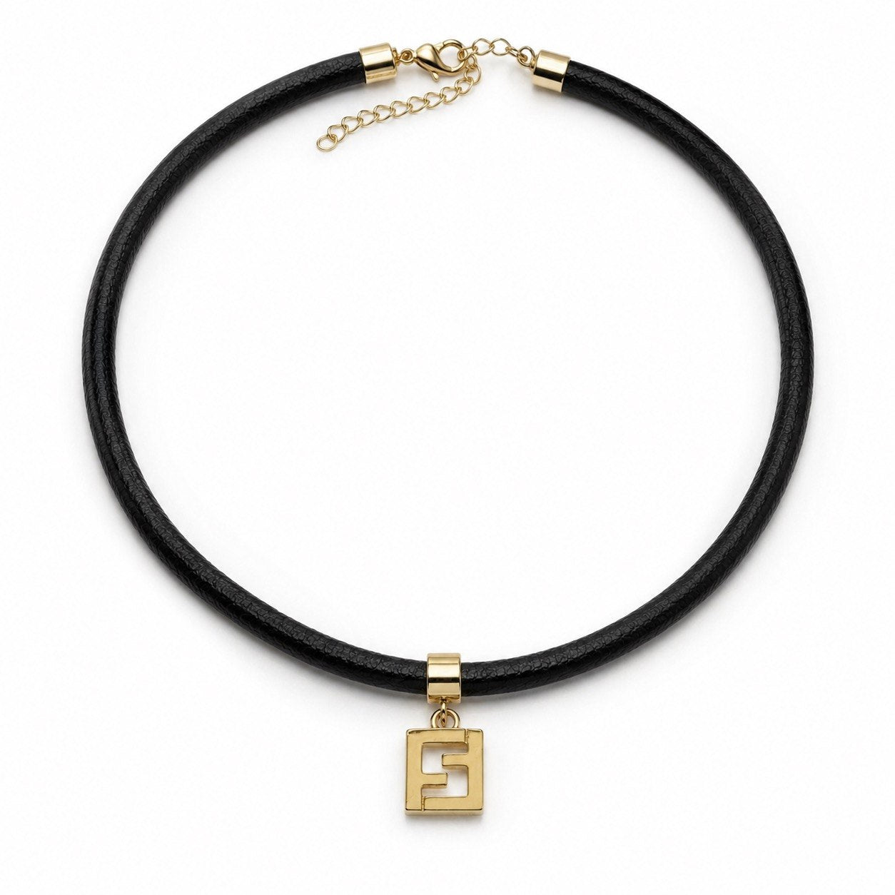 FF Black Cord Necklace