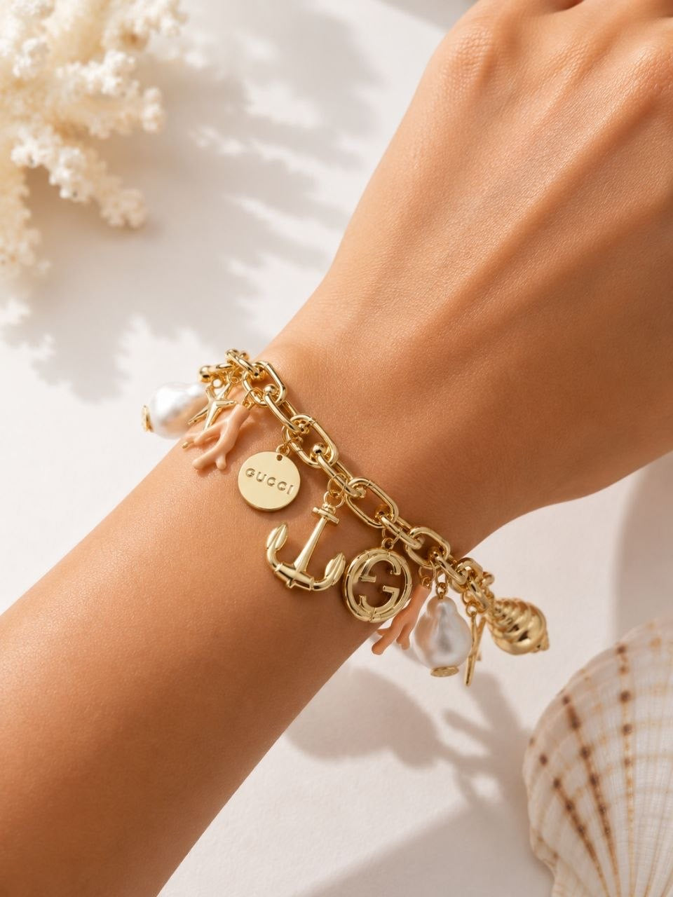 GG Ocean Charm Bracelet