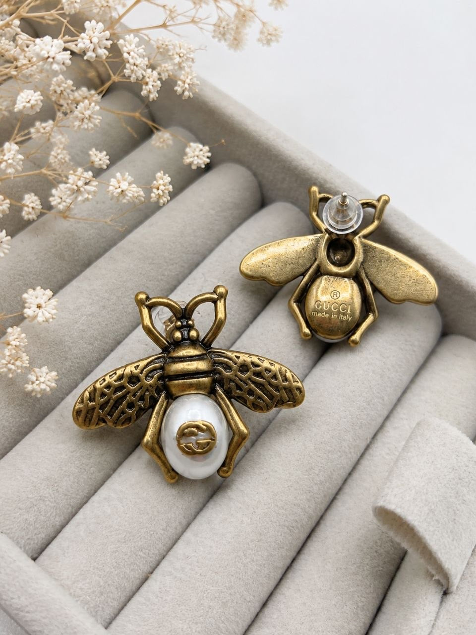 GG Bee Stud Earrings